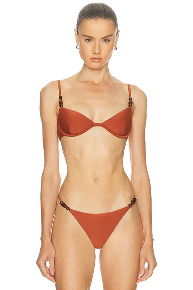 Lombardi Beaded Bikini Top