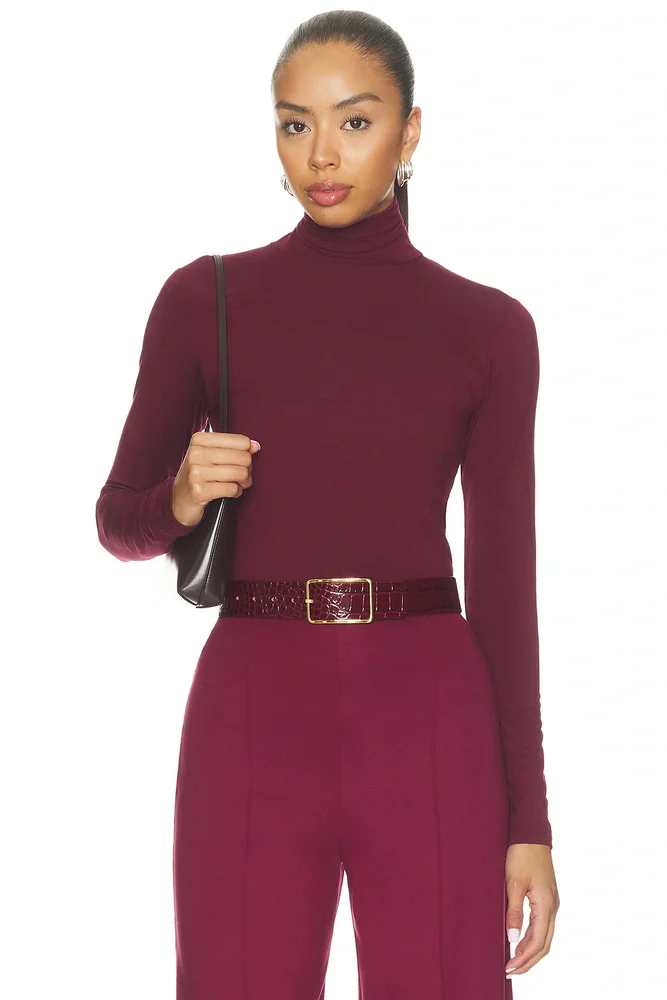 Modal Turtleneck Tee