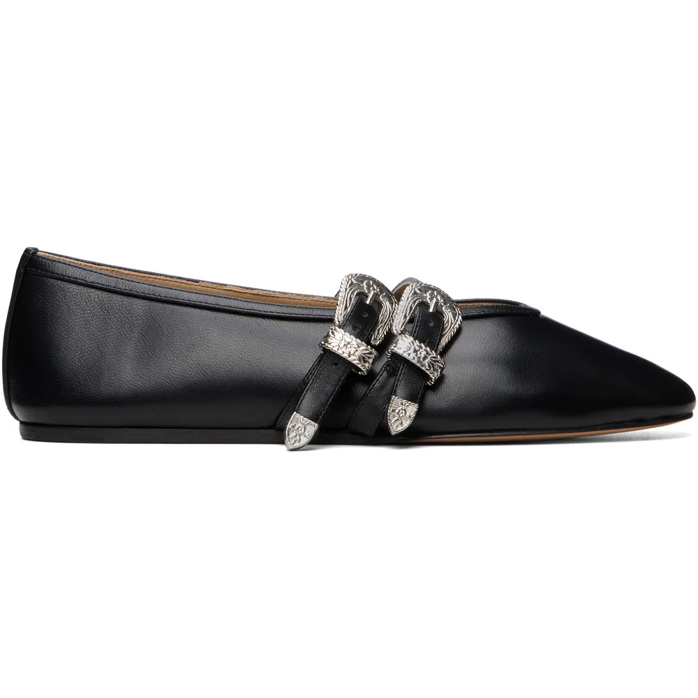 Black Ballet Claudia Slipper Flats