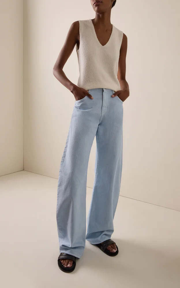 Amoret Barrel-Leg Jeans