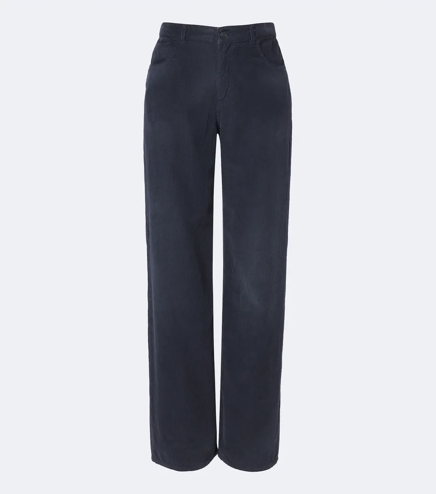 Eglitta cotton corduroy wide-leg pants
