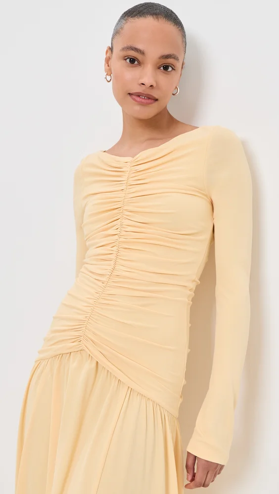 Ruched Maxi Dress