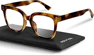 Blue Light Glasses for Women & Men Oversized UV & Blue Light Blocker Chunky Frames, All-Day Comfort, Stylish Eyewear