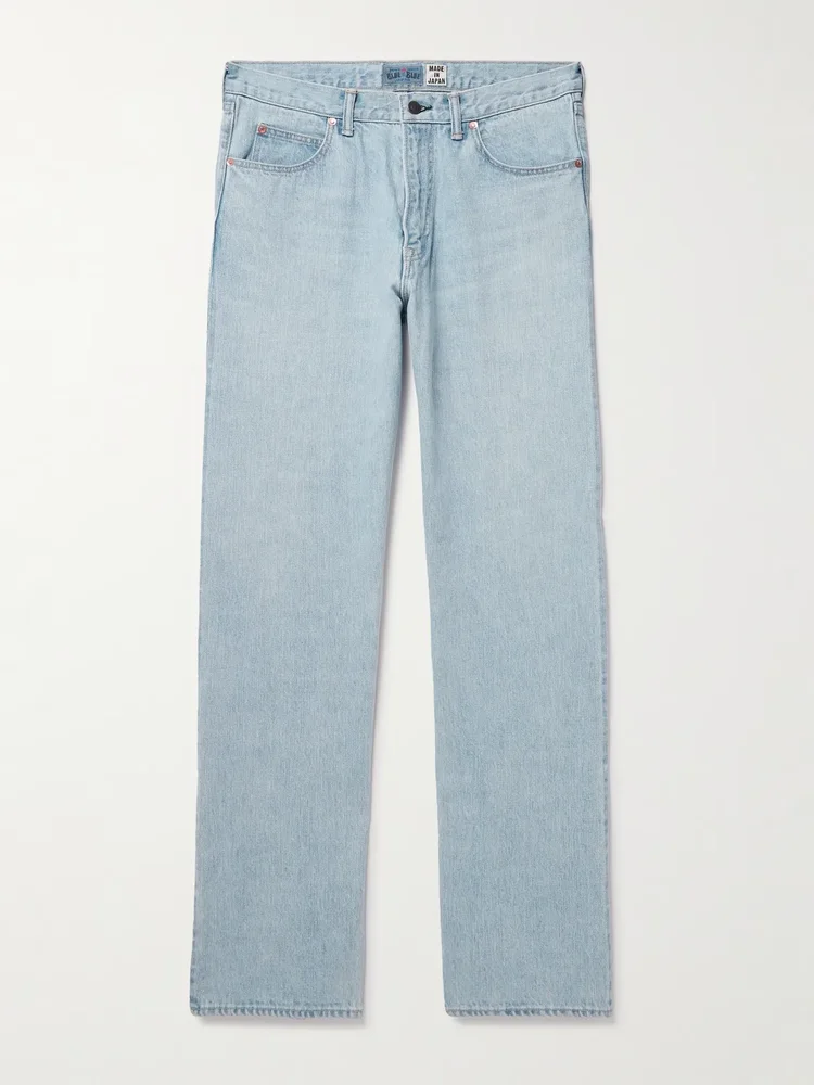 Straight-Leg Selvedge Jeans