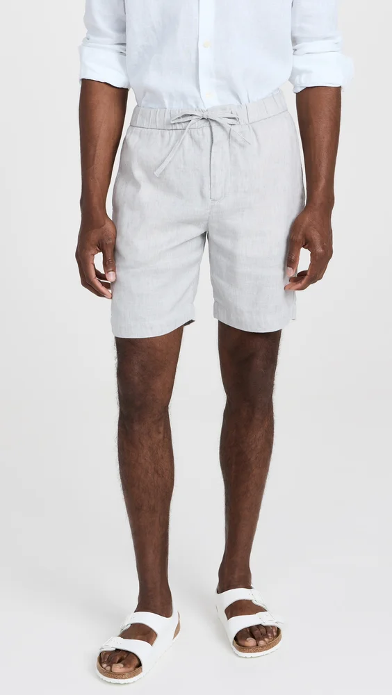 Felipe Linen Shorts 8"