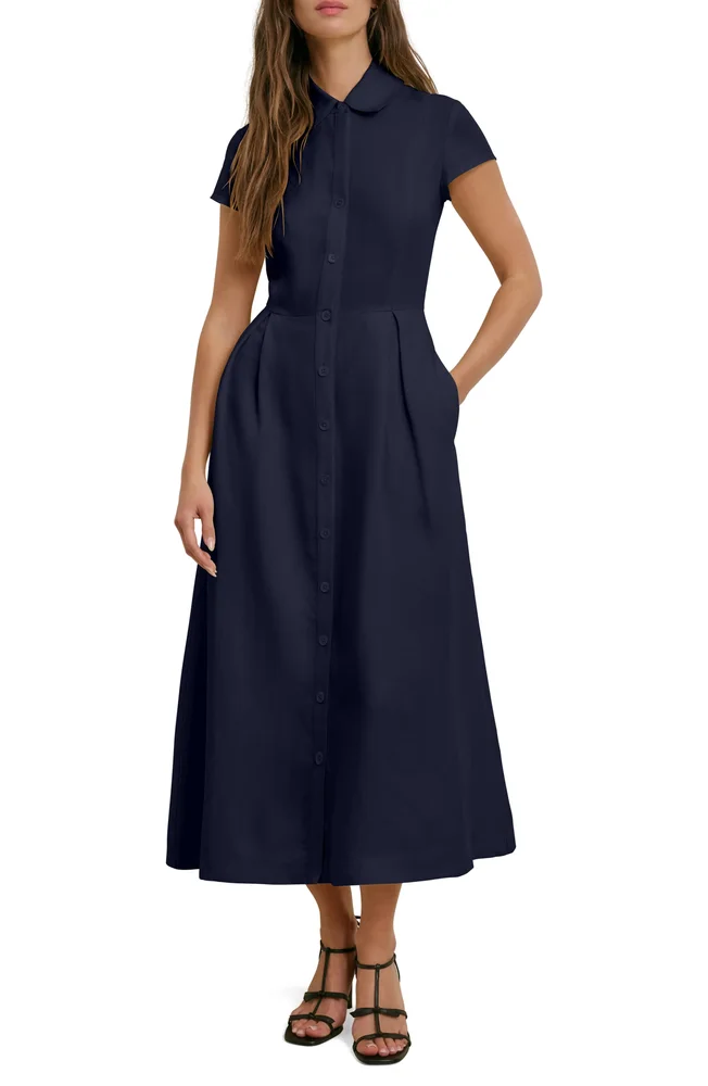 The Sunday Best Maxi Shirtdress