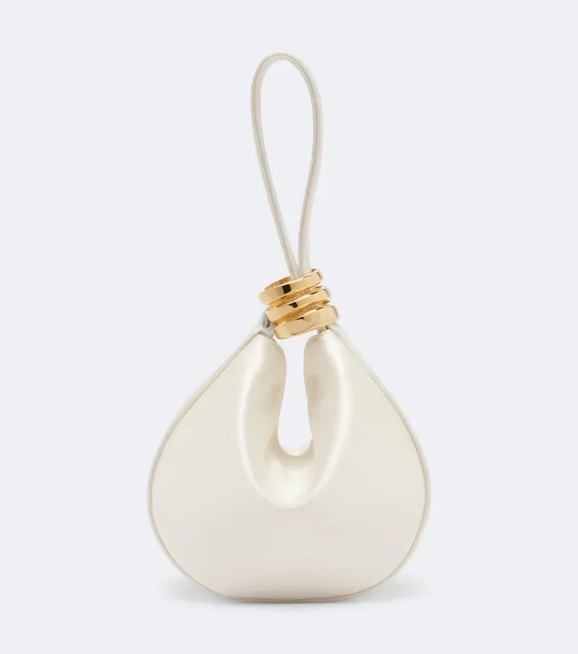 Zambia Mini satin top-handle bag