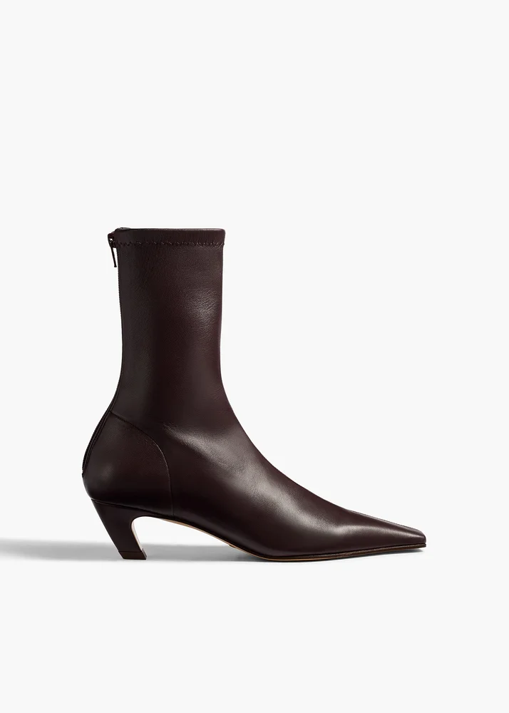 Arizona Stretch Ankle Boot in Bordeaux
