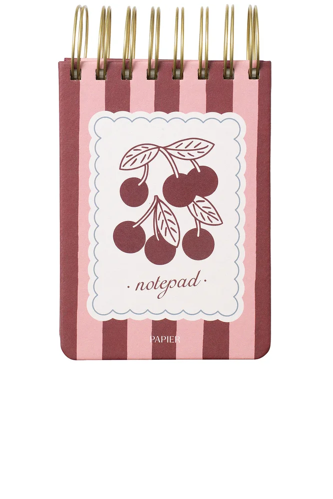 Very Cherry Spiral Notepad