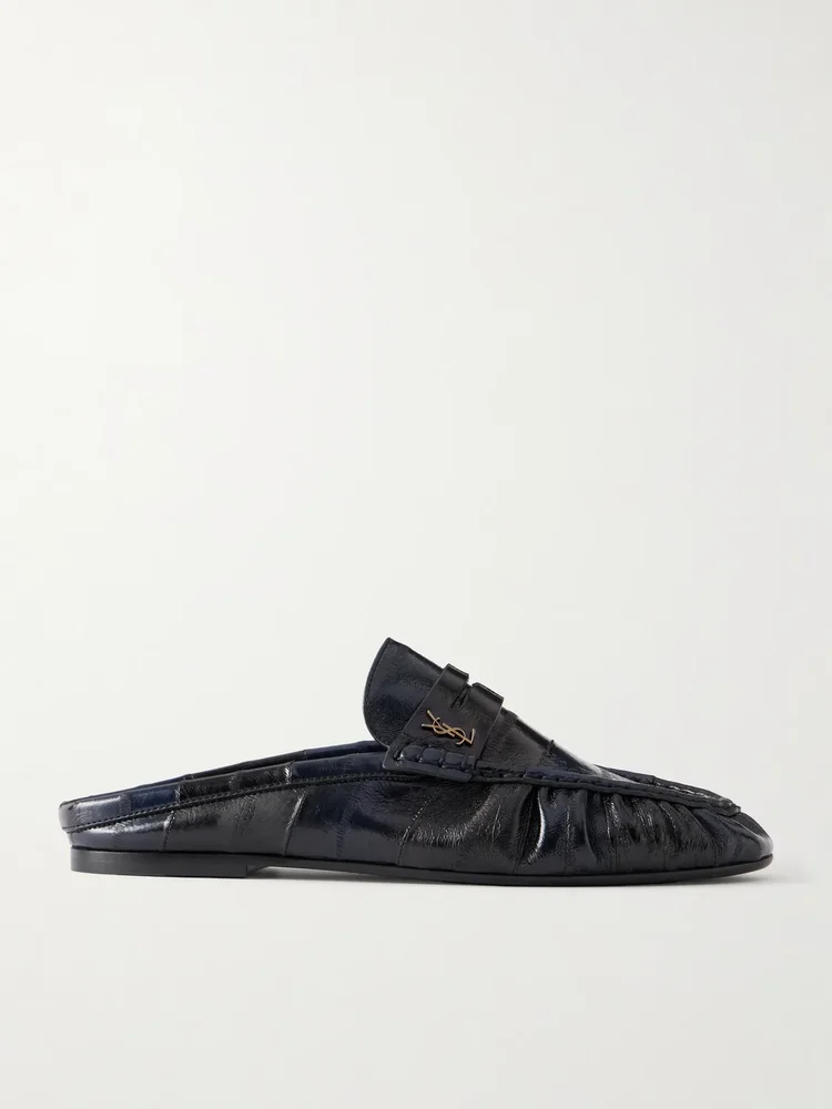 Le Loafer logo-embellished mules