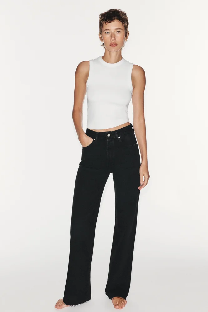 TRF High-Rise Wide-Leg Jeans