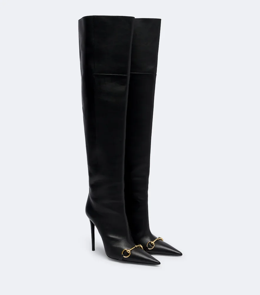 Donna Horsebit over-the-knee boots