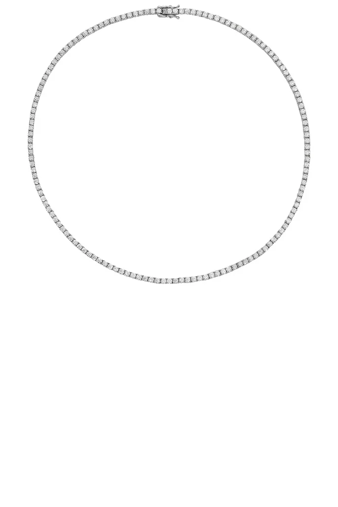 Lab Grown Tennis Necklace