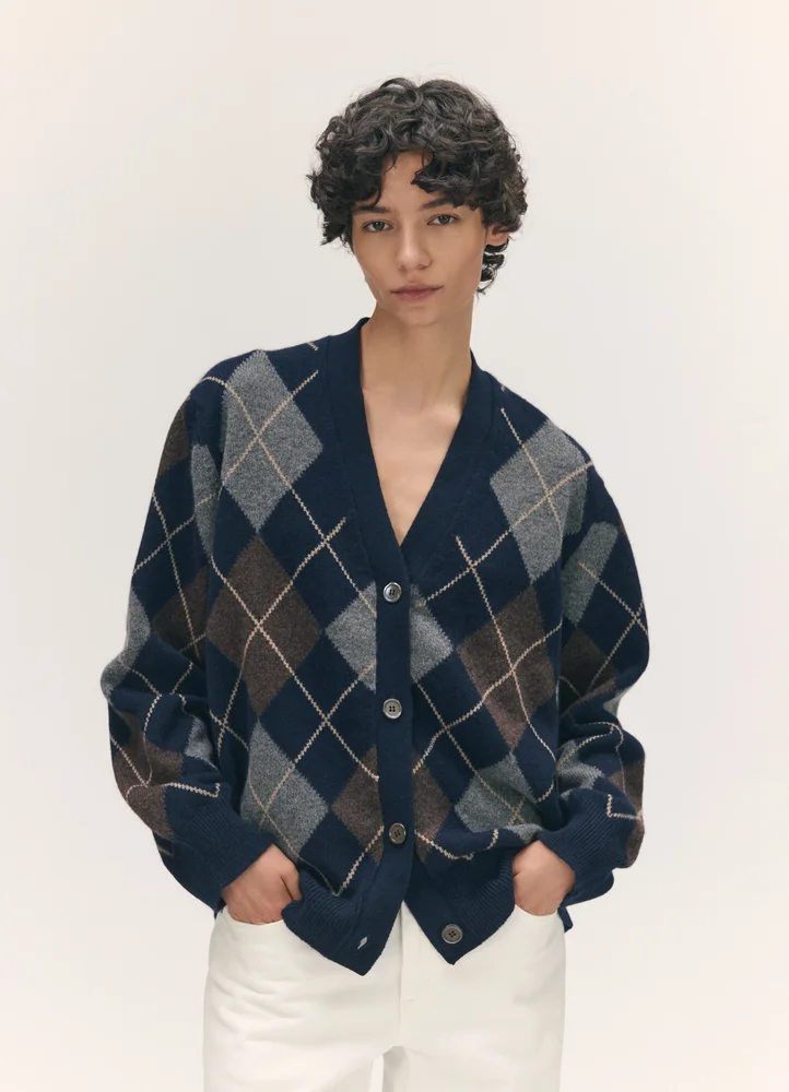 Ava Argyle Cardigan