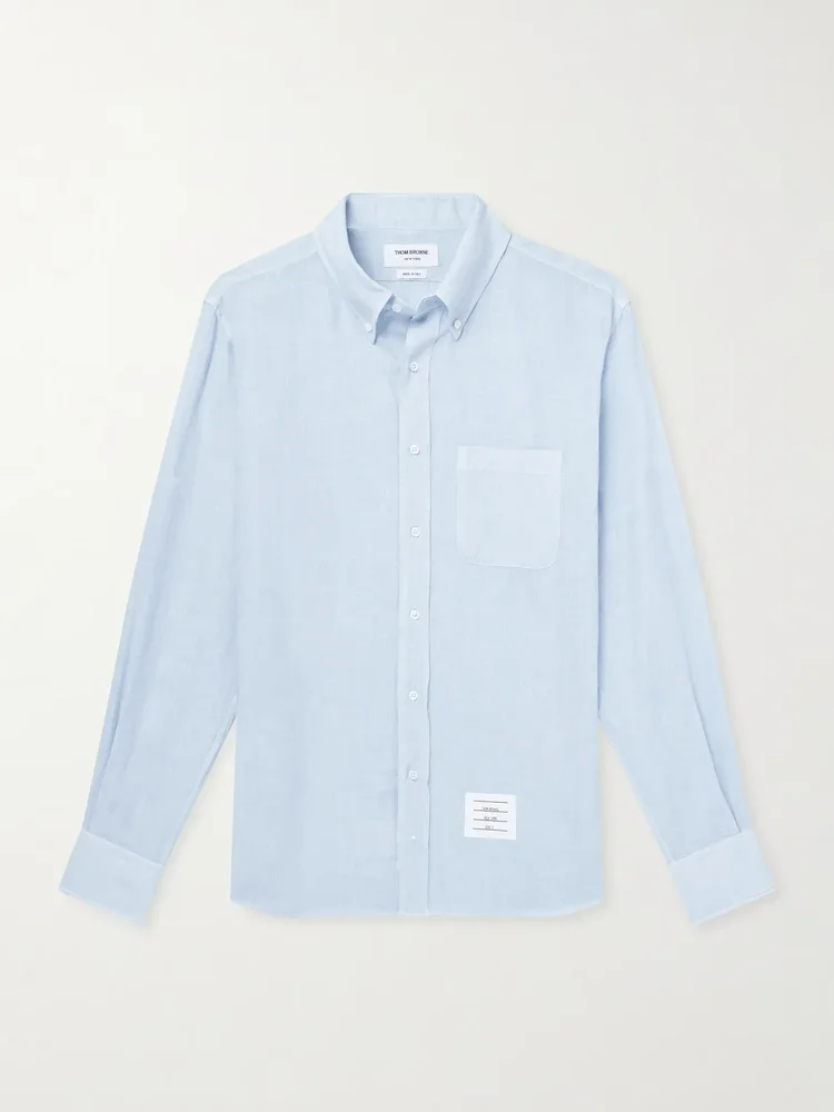 Garment-Dyed Linen Shirt