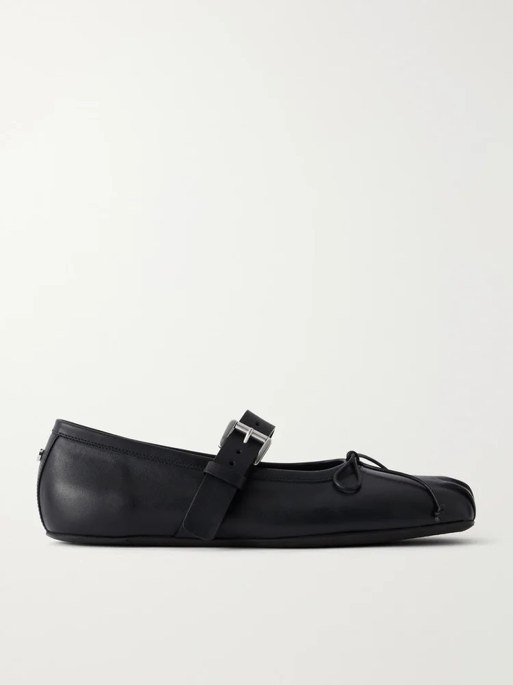 Zoey leather ballet flats