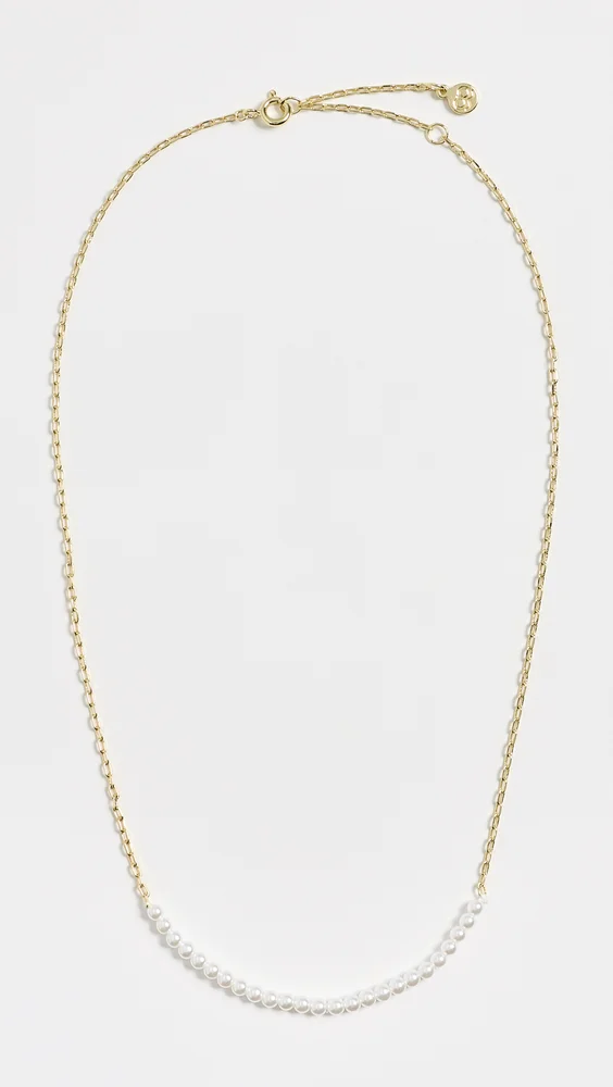 Finley Pearl Row Necklace