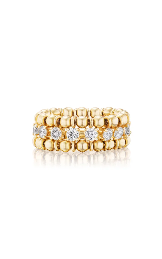 14K Yellow Gold Gemini Ring