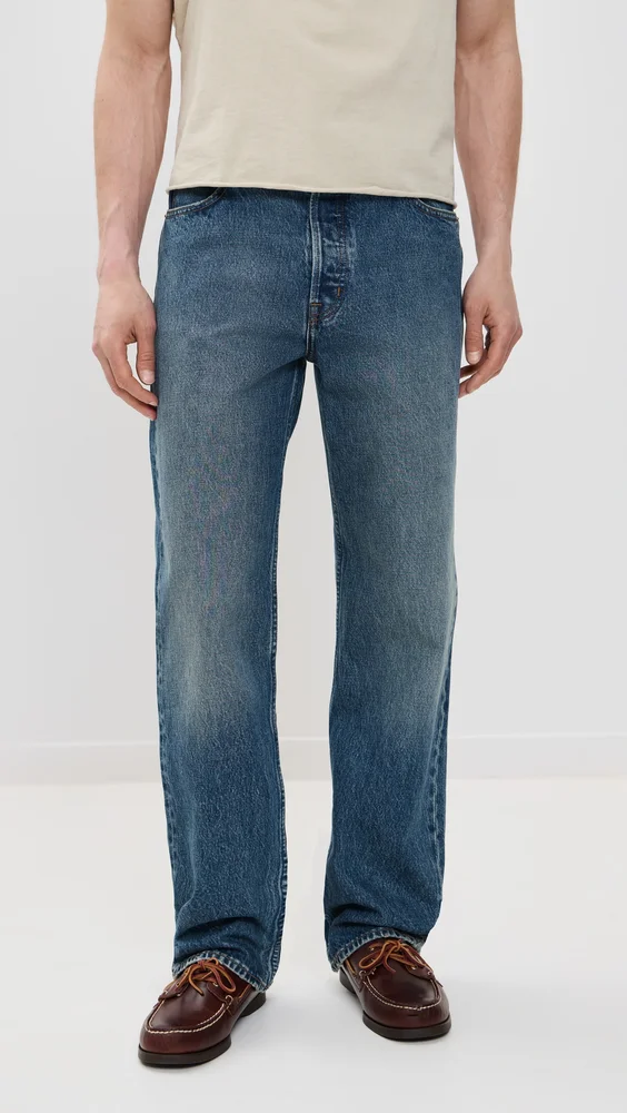 AM Relaxed Straight 5 Pocket Jeans