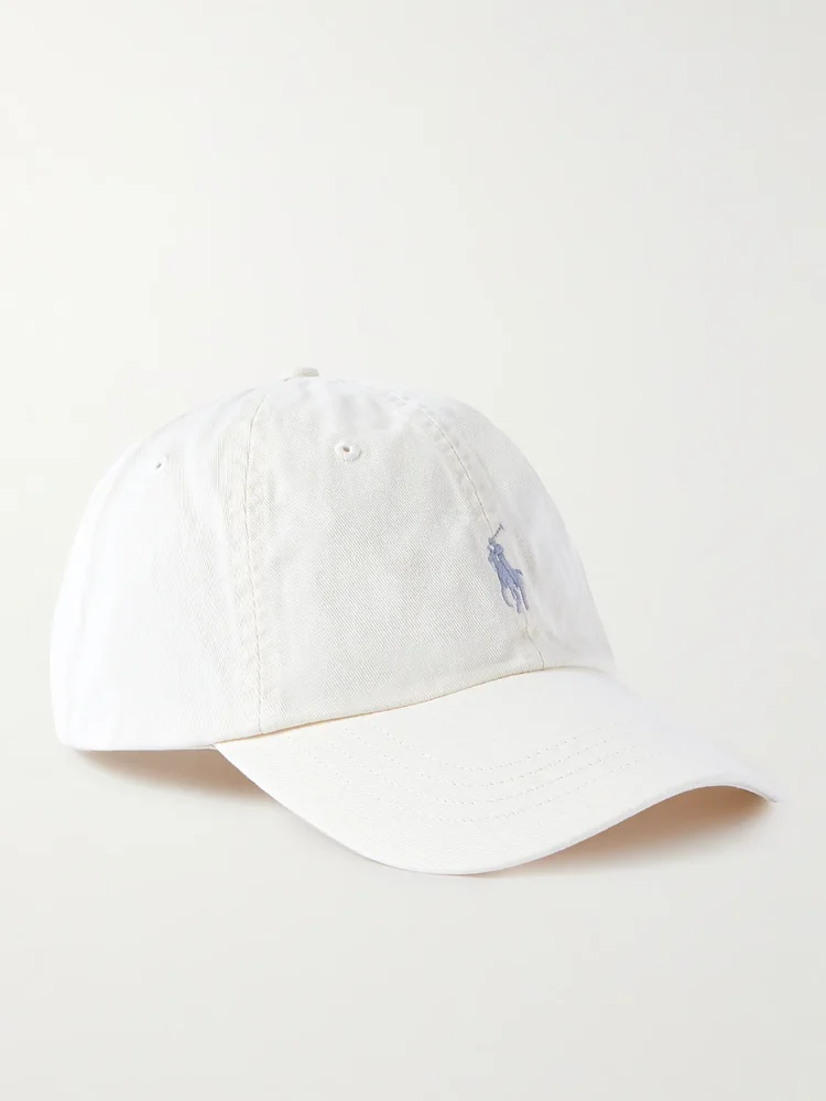 Logo-Embroidered Cotton-Twill Baseball Cap