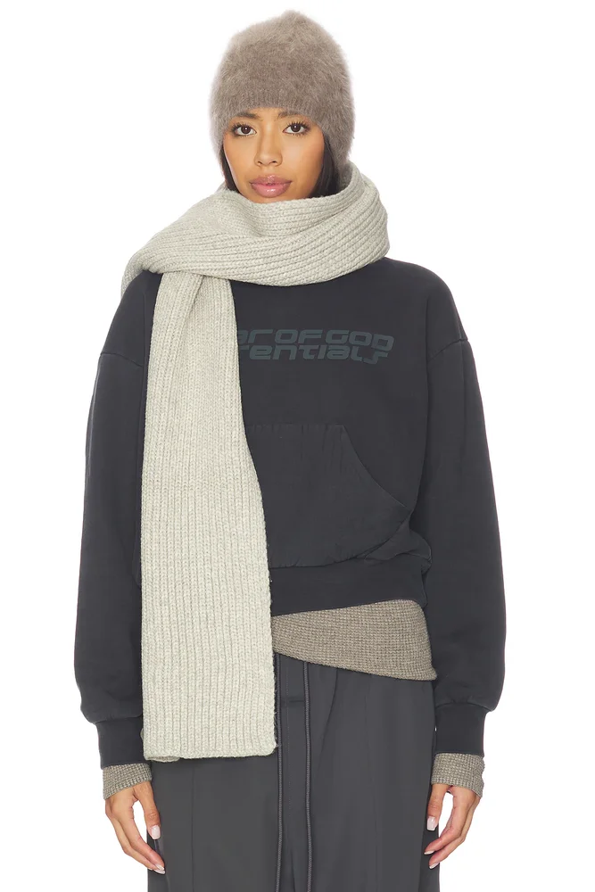 Chunky Rib Scarf