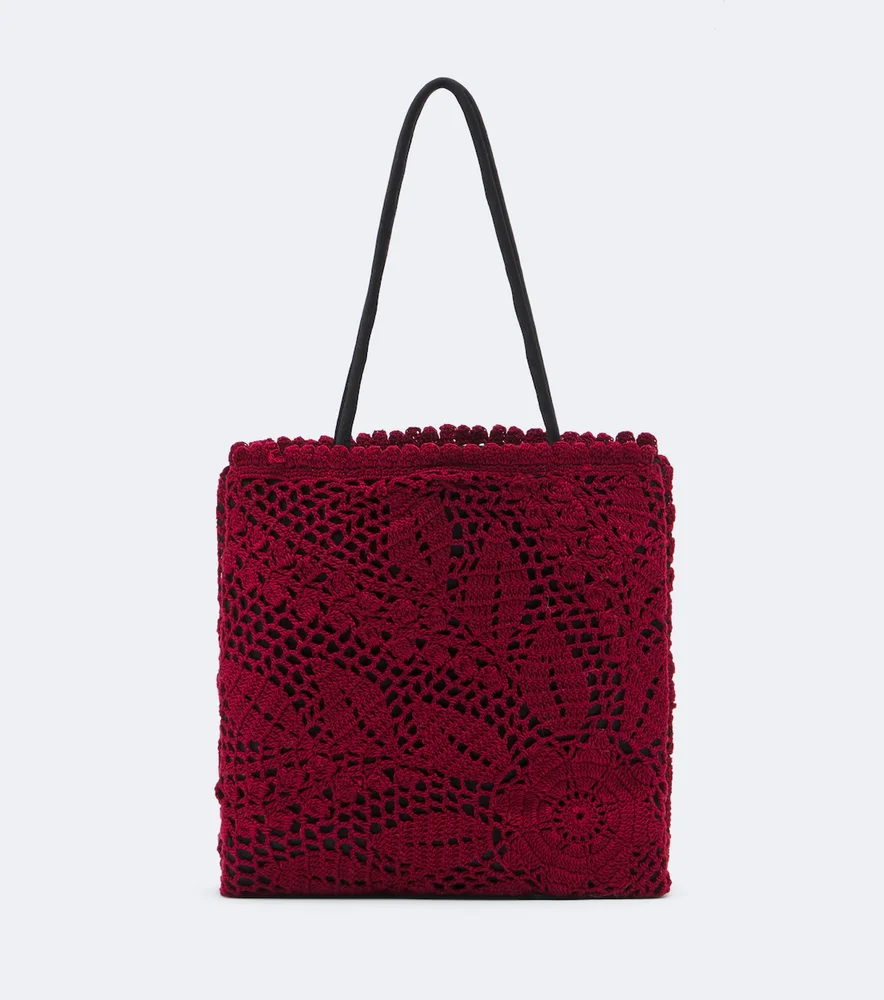 Julia crochet tote bag