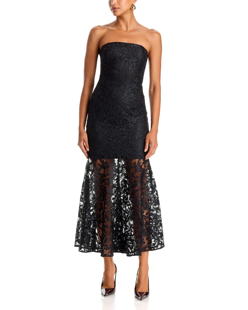 Tia Strapless Lace Dress