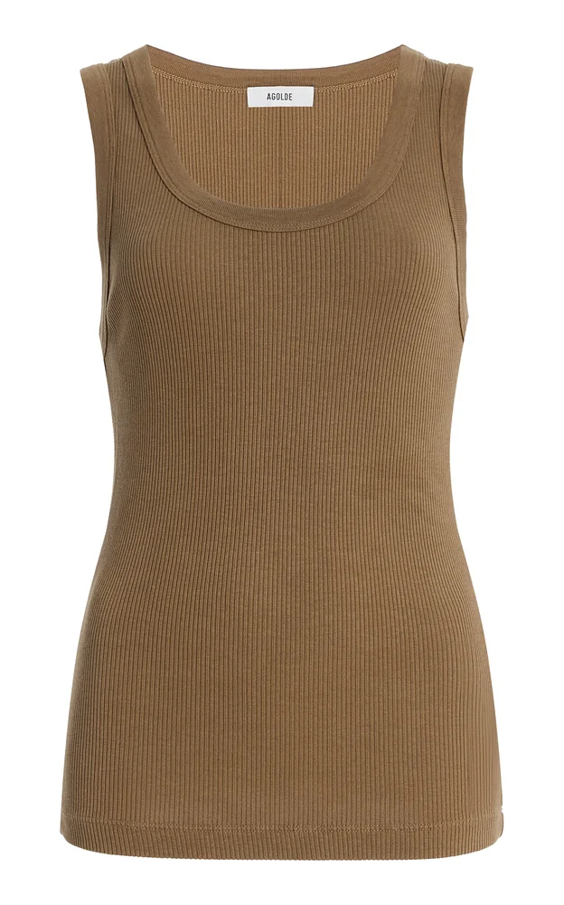 Poppy Cotton-Blend Tank Top