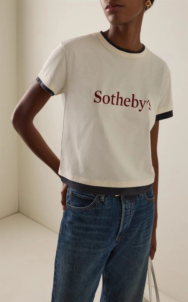 x Sotheby's Layered Cotton Tee