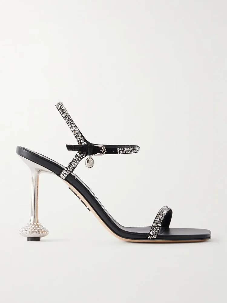 toy 90 crystal embellished leather sandals