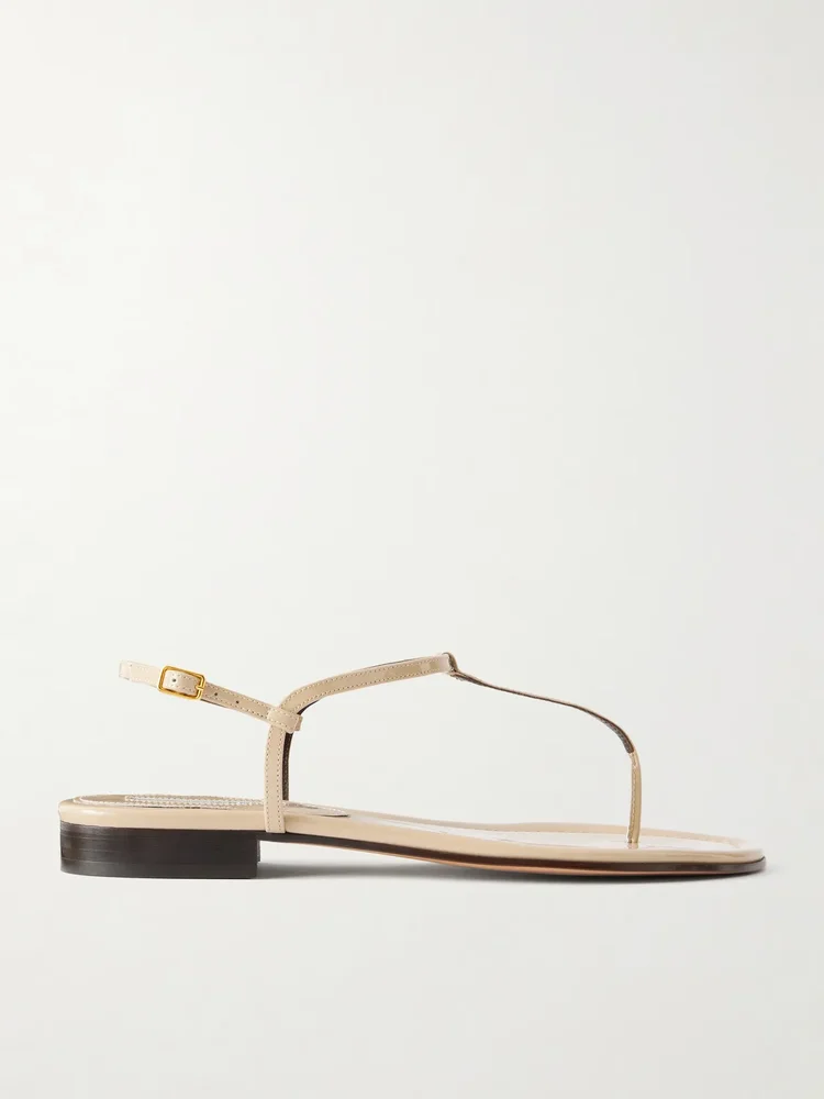 Cecilia patent-leather sandals
