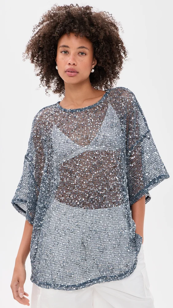 Arden Sequin Top