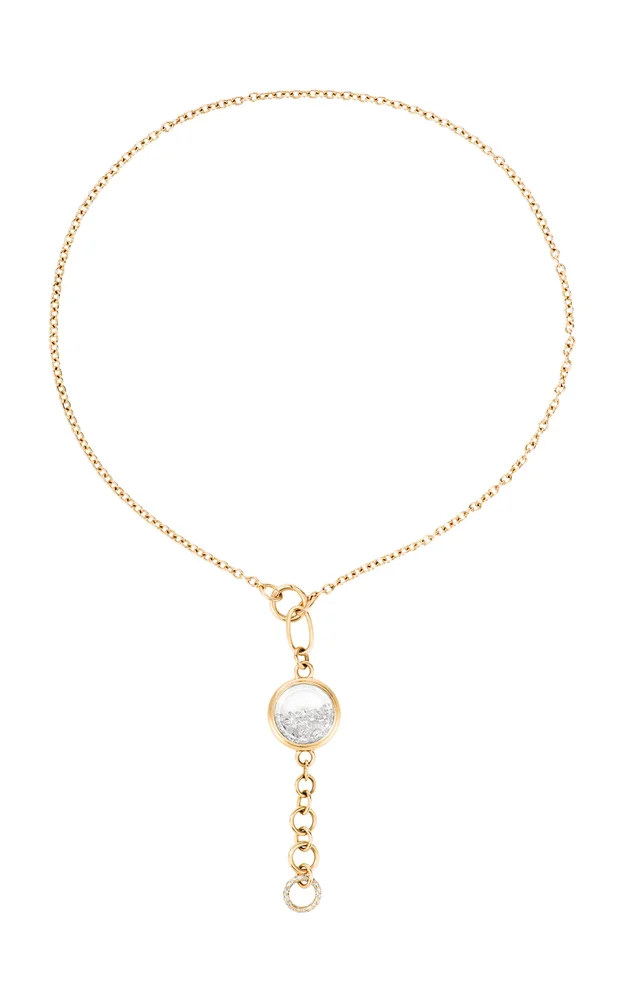 18k Yellow Gold Curso Lariat Necklace