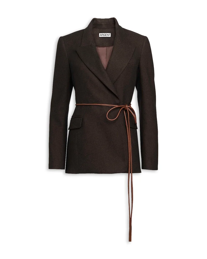 Lenox Leather Belt Blazer