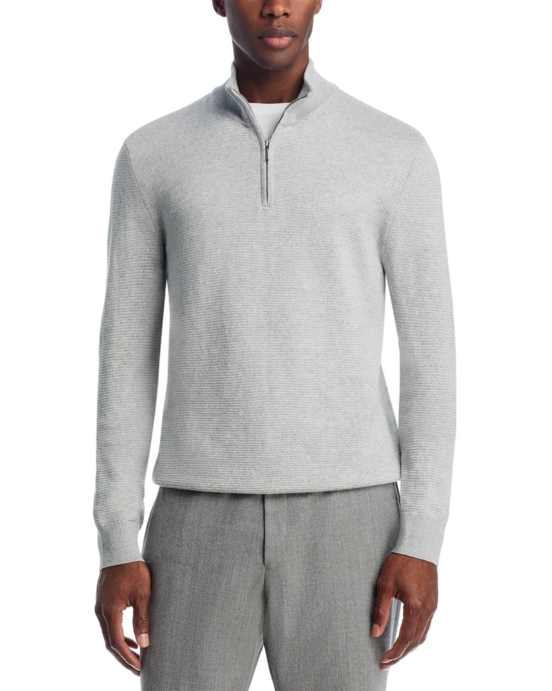 Quarter Zip Mock Neck Sweater - Exclusive