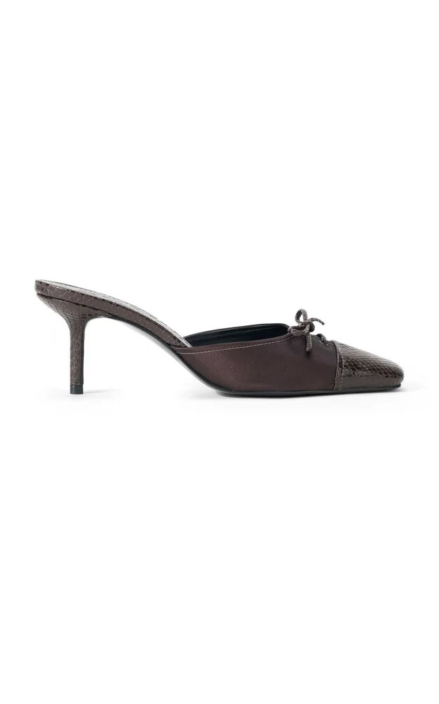 Faye Leather Mules