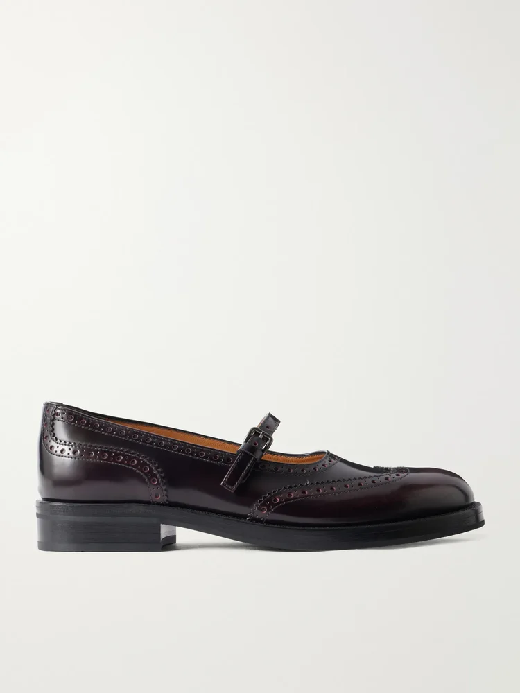 Sheila Mary Jane leather flats