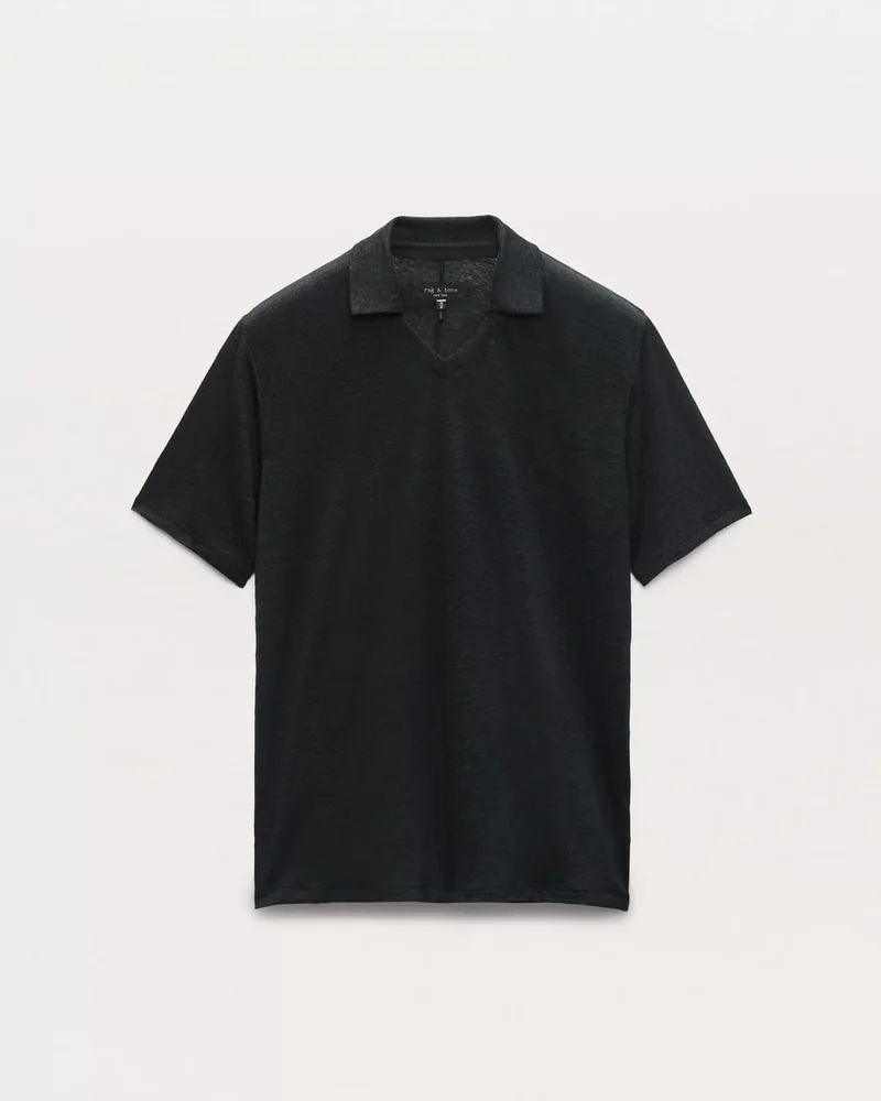 Linen Johnny Collar Polo