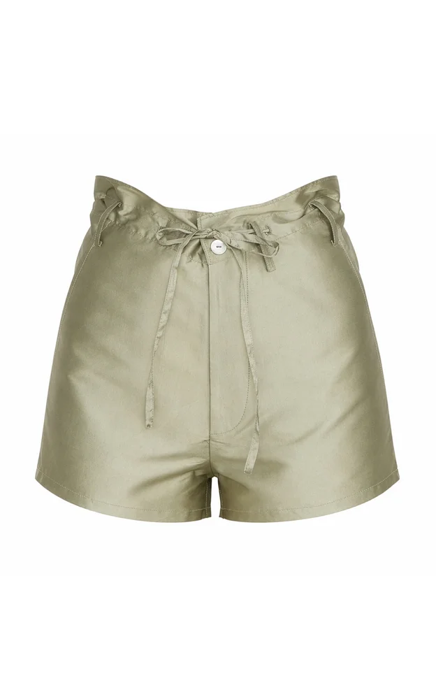 Techno Taffeta Shorts