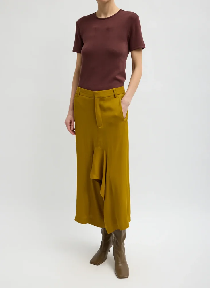 Eco Acetate Viscose Front Drape Culotte