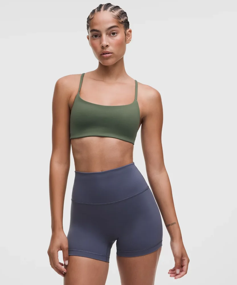 Wunder Train Strappy Racer Bra Light Support, A/B Cup