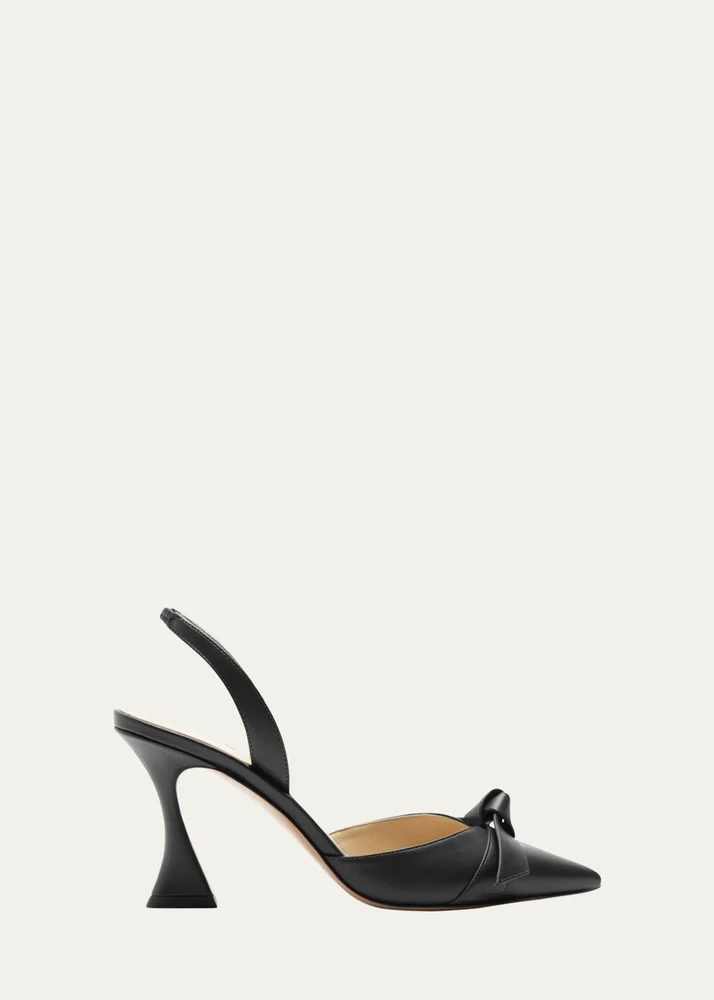 Clarita Bell Slingback Leather Sandals