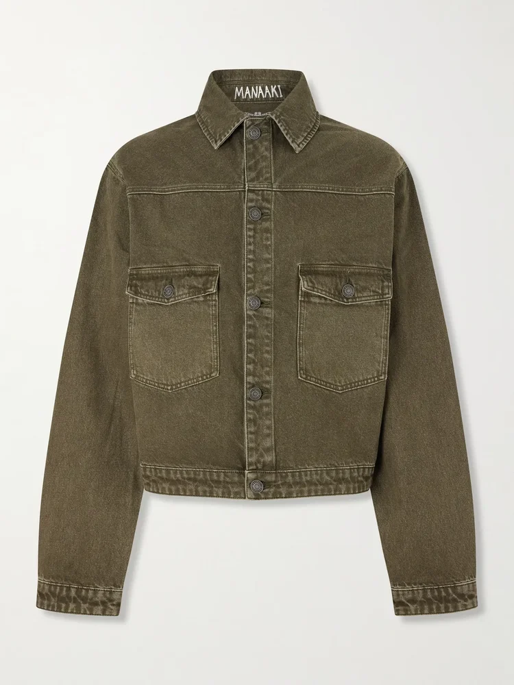 Pita Garment-Dyed Organic Denim Jacket