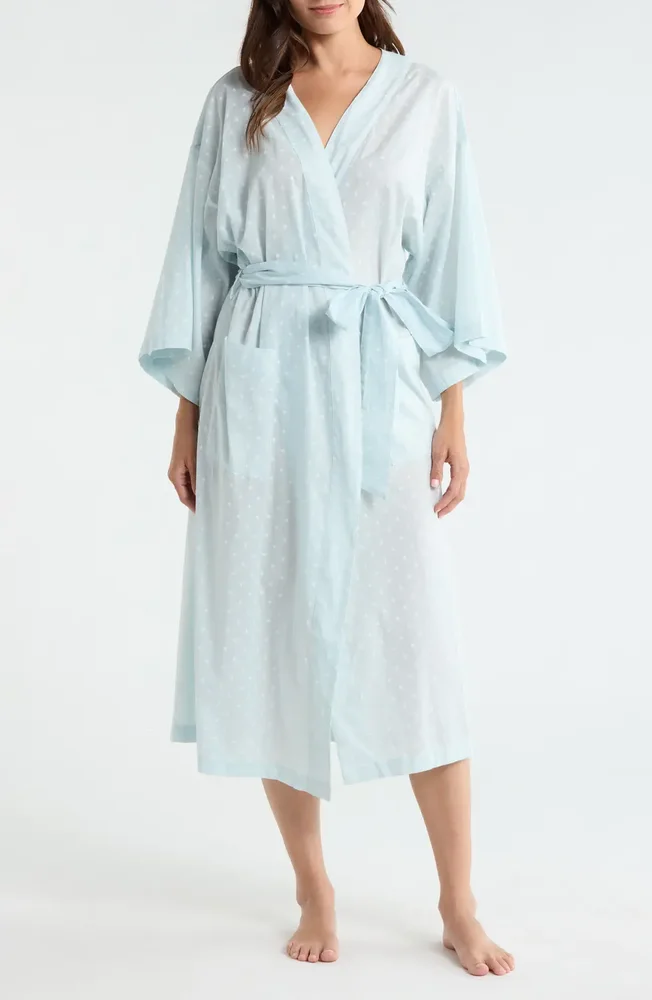 Peached Cotton Lawn Robe
