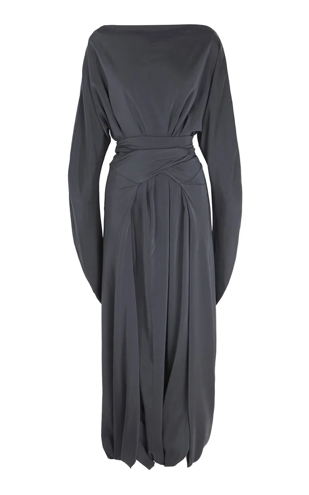 Olvido Silk Crepe Maxi Dress