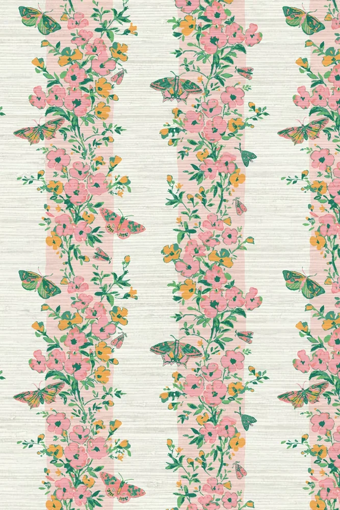 She's Like The Wind Grasscloth Wallpaper