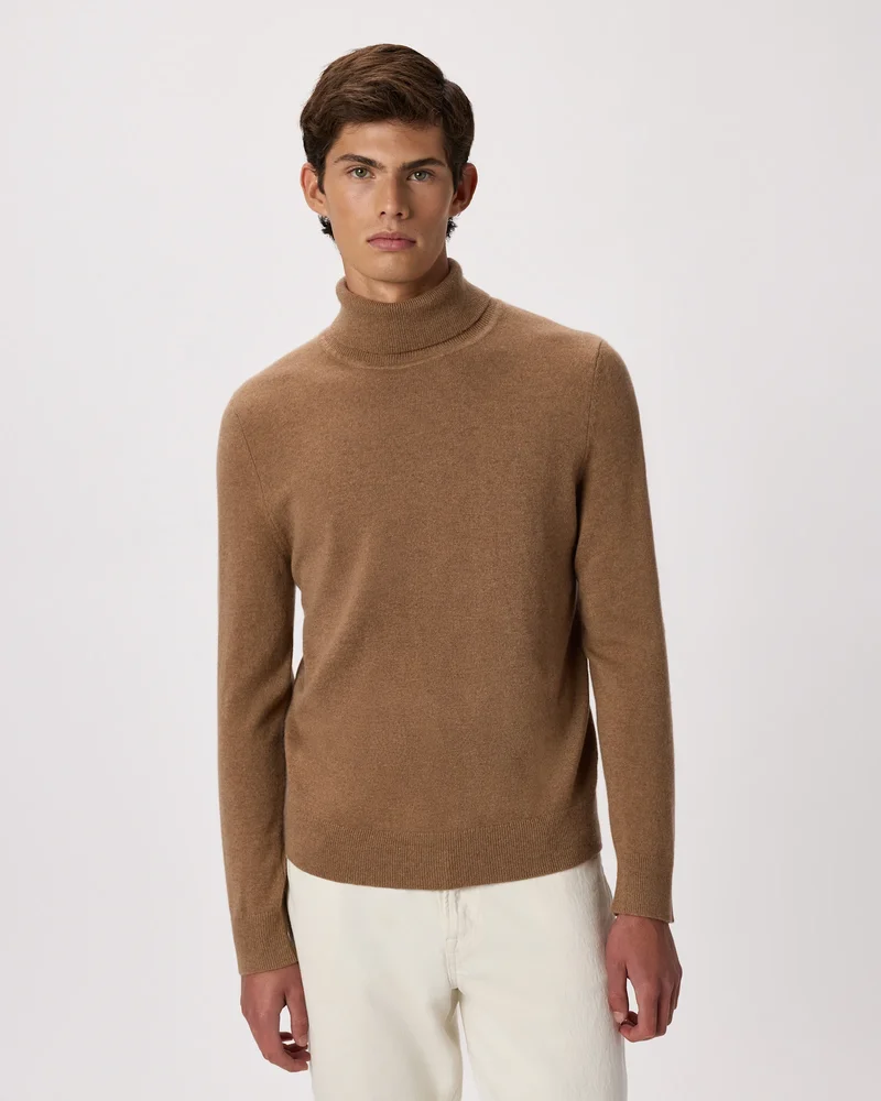 Mongolian Cashmere Turtleneck Sweater
