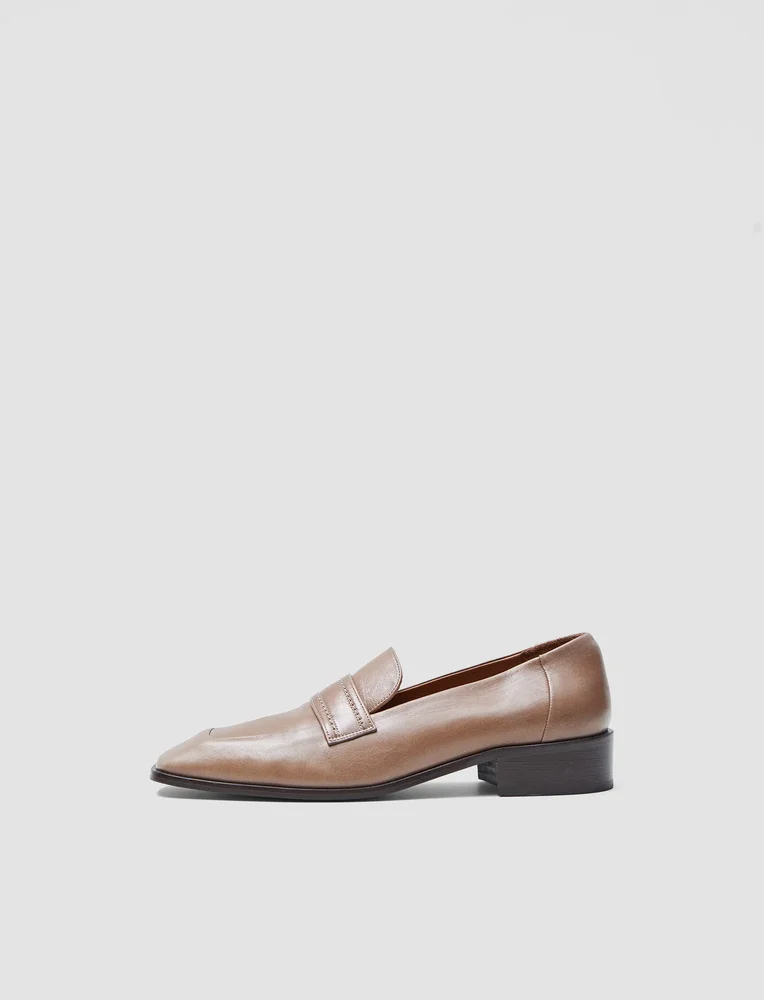 Leather Penny Loafers