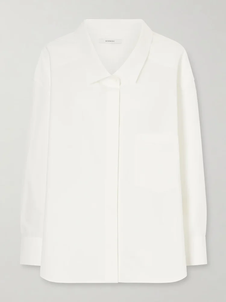 Cotton-poplin shirt