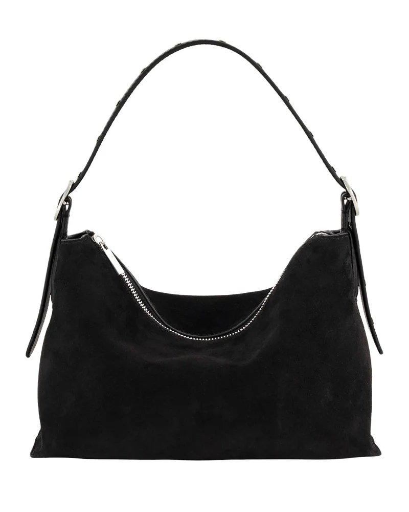 Vivian Medium Suede Hobo Bag